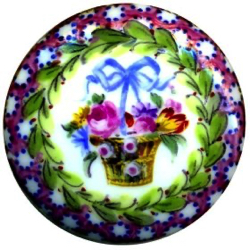 2-2 Porcelain - Hand Painted  1-1/2")